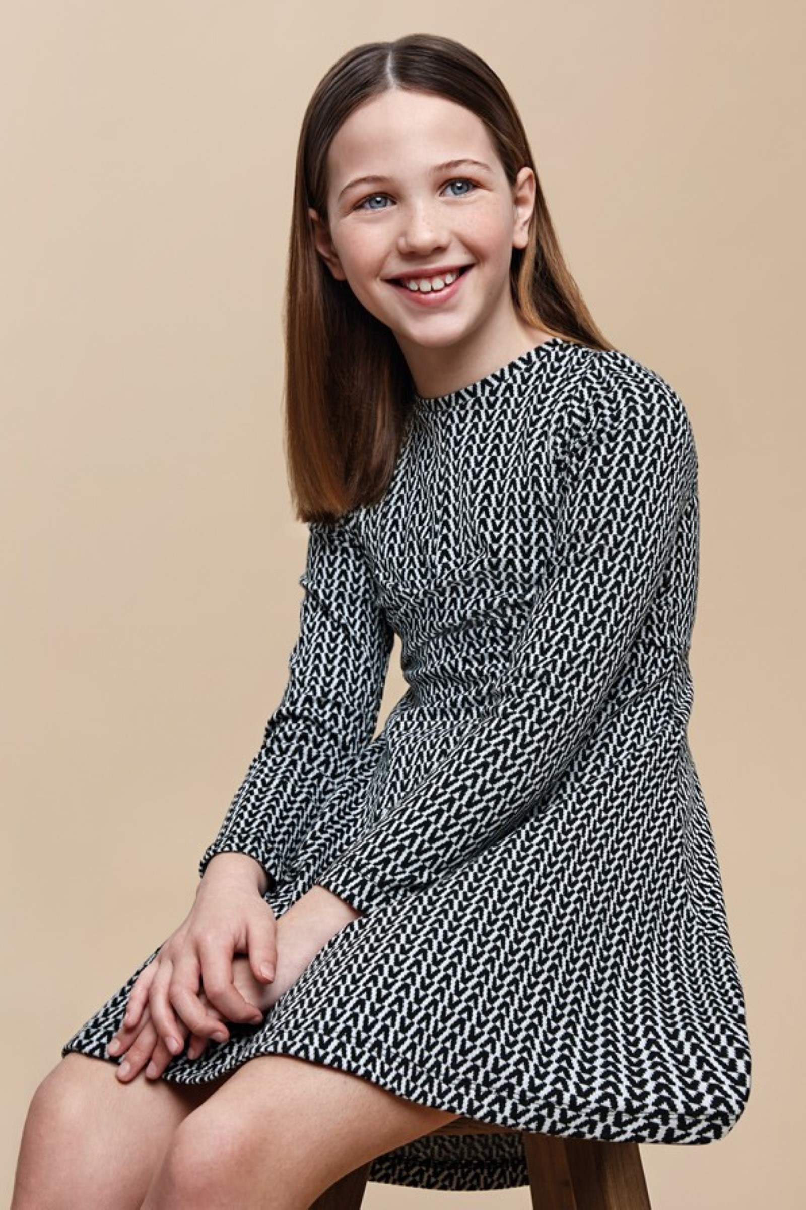 MAYORAL VESTITO PUNTO JACQUARD BAMBINA 7966 MAYORAL